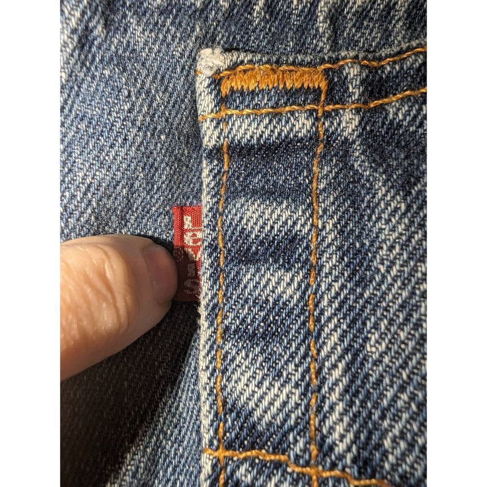 Women's Vintage Levi's 550 Made in the USA Relaxed Fit, Tapered Leg Size 12 - Picture 13 of 16